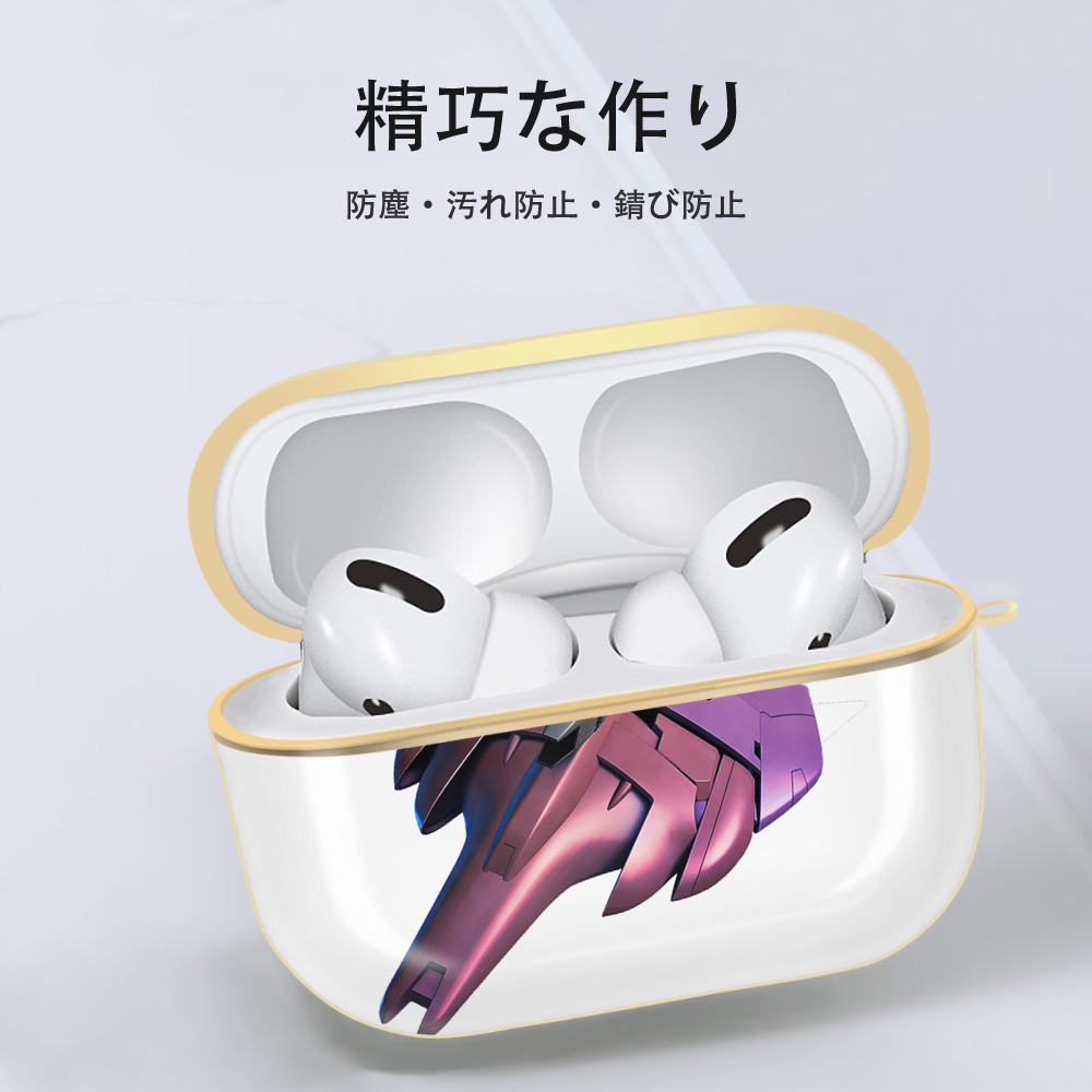 機動戦士ガンダム Mobile Suit Gundam 【AirPods Pro用】ハードシェル保護ケース｜耐衝撃・防指紋・カラビナ付き商品仕様