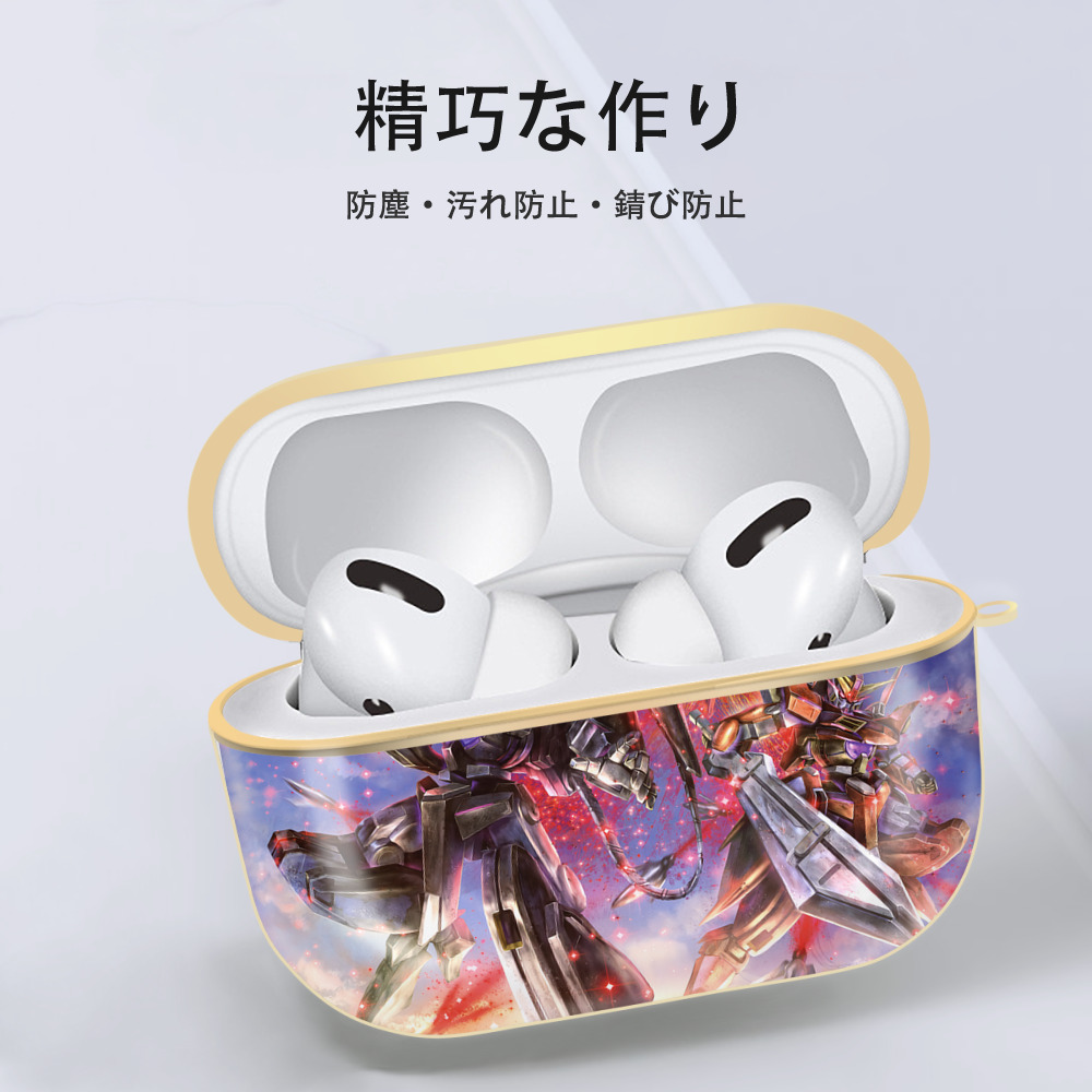 機動戦士ガンダム Mobile Suit Gundam 【AirPods Pro用】ハードシェル保護ケース｜耐衝撃・防指紋・カラビナ付き商品仕様