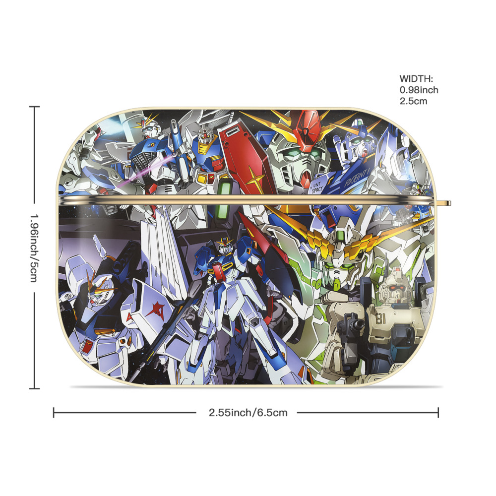 機動戦士ガンダム Mobile Suit Gundam 【AirPods Pro用】ハードシェル保護ケース｜耐衝撃・防指紋・カラビナ付き商品仕様