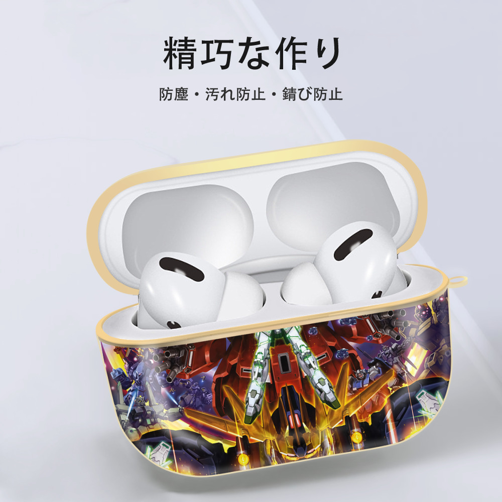 機動戦士ガンダム Mobile Suit Gundam 【AirPods Pro用】ハードシェル保護ケース｜耐衝撃・防指紋・カラビナ付き商品仕様