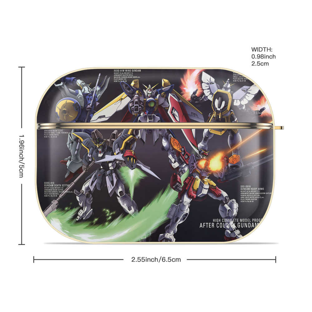 機動戦士ガンダム Mobile Suit Gundam 【AirPods Pro用】ハードシェル保護ケース｜耐衝撃・防指紋・カラビナ付き商品仕様