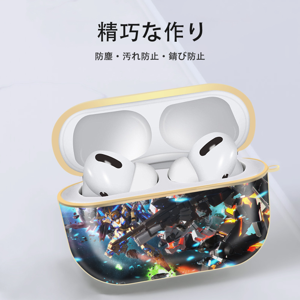 機動戦士ガンダム Mobile Suit Gundam 【AirPods Pro用】ハードシェル保護ケース｜耐衝撃・防指紋・カラビナ付き商品仕様