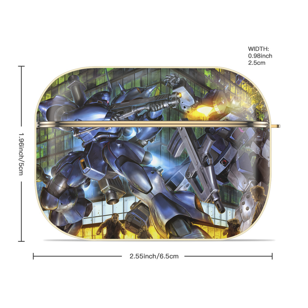 機動戦士ガンダム Mobile Suit Gundam 【AirPods Pro用】ハードシェル保護ケース｜耐衝撃・防指紋・カラビナ付き商品仕様