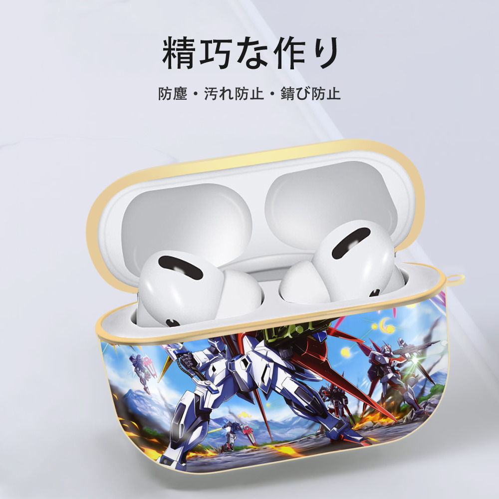 機動戦士ガンダム Mobile Suit Gundam 【AirPods Pro用】ハードシェル保護ケース｜耐衝撃・防指紋・カラビナ付き商品仕様
