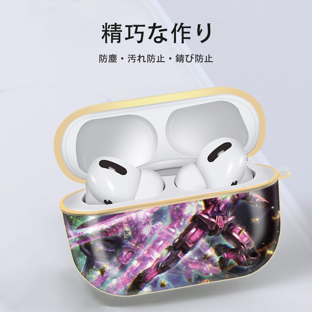 機動戦士ガンダム Mobile Suit Gundam 【AirPods Pro用】ハードシェル保護ケース｜耐衝撃・防指紋・カラビナ付き商品仕様