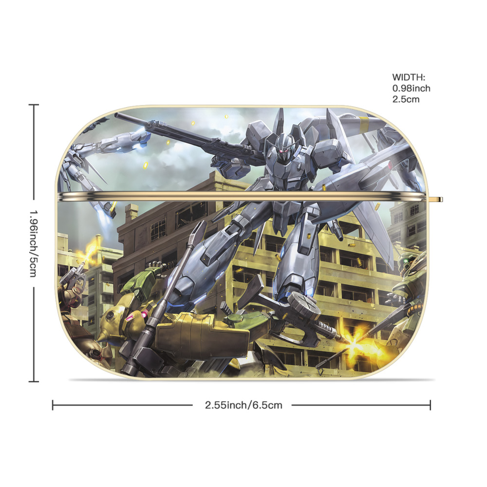 機動戦士ガンダム Mobile Suit Gundam 【AirPods Pro用】ハードシェル保護ケース｜耐衝撃・防指紋・カラビナ付き商品仕様