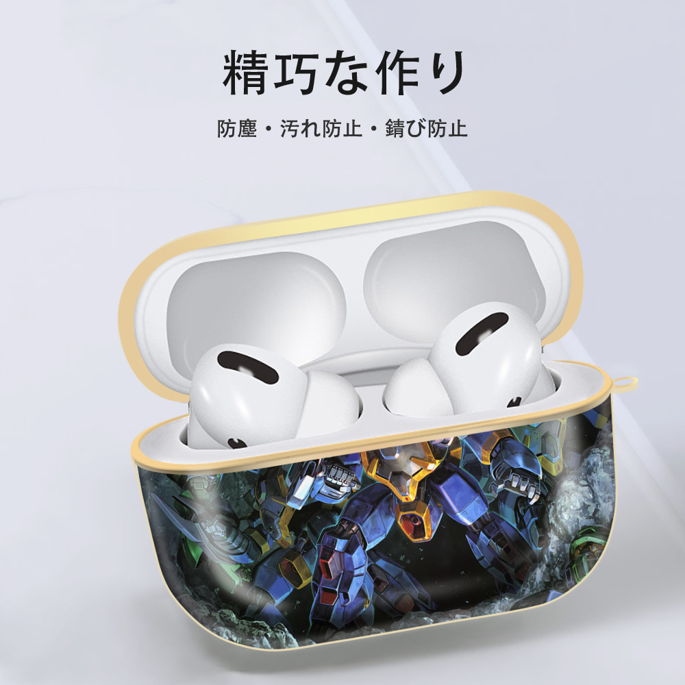 機動戦士ガンダム Mobile Suit Gundam 【AirPods Pro用】ハードシェル保護ケース｜耐衝撃・防指紋・カラビナ付き商品仕様