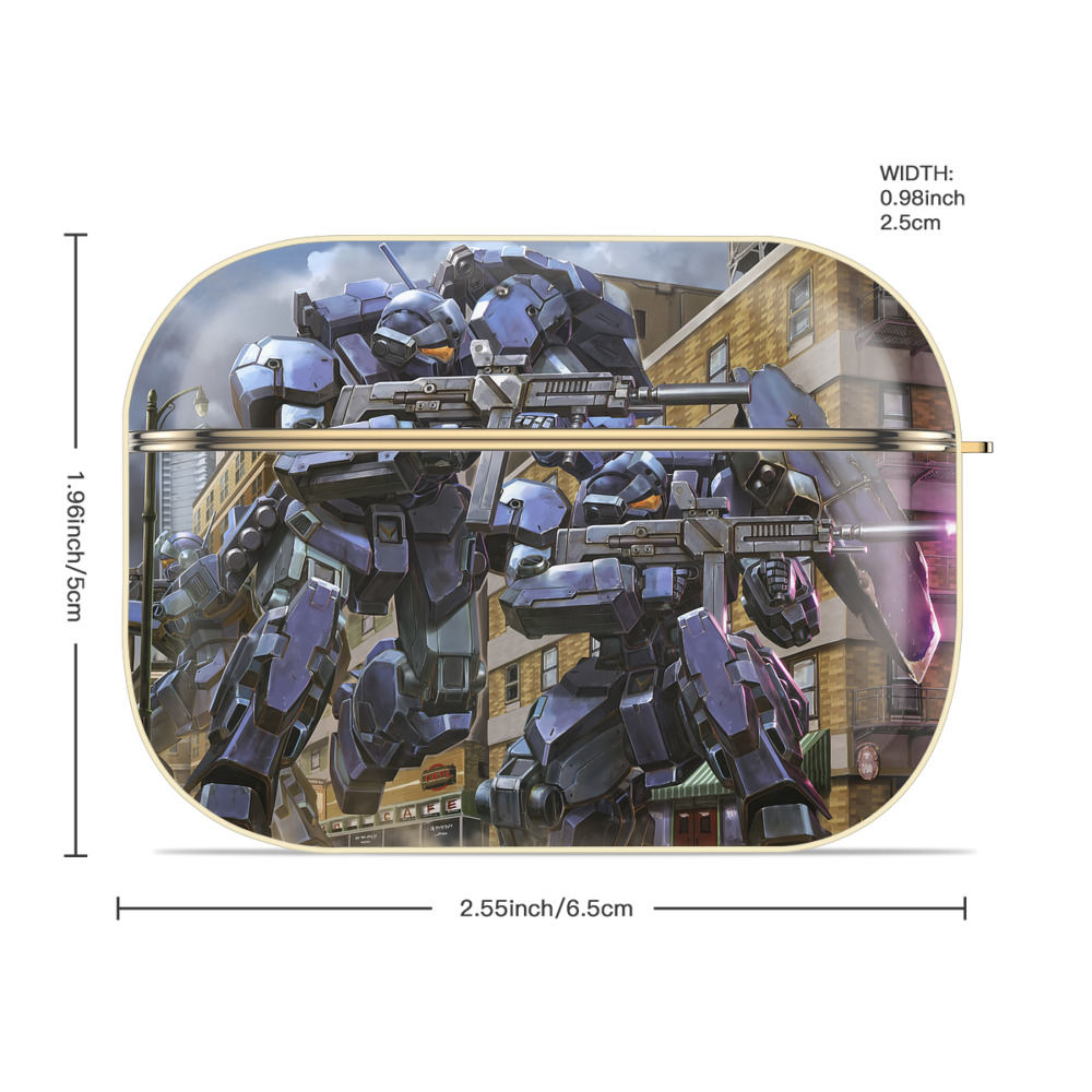 機動戦士ガンダム Mobile Suit Gundam 【AirPods Pro用】ハードシェル保護ケース｜耐衝撃・防指紋・カラビナ付き商品仕様