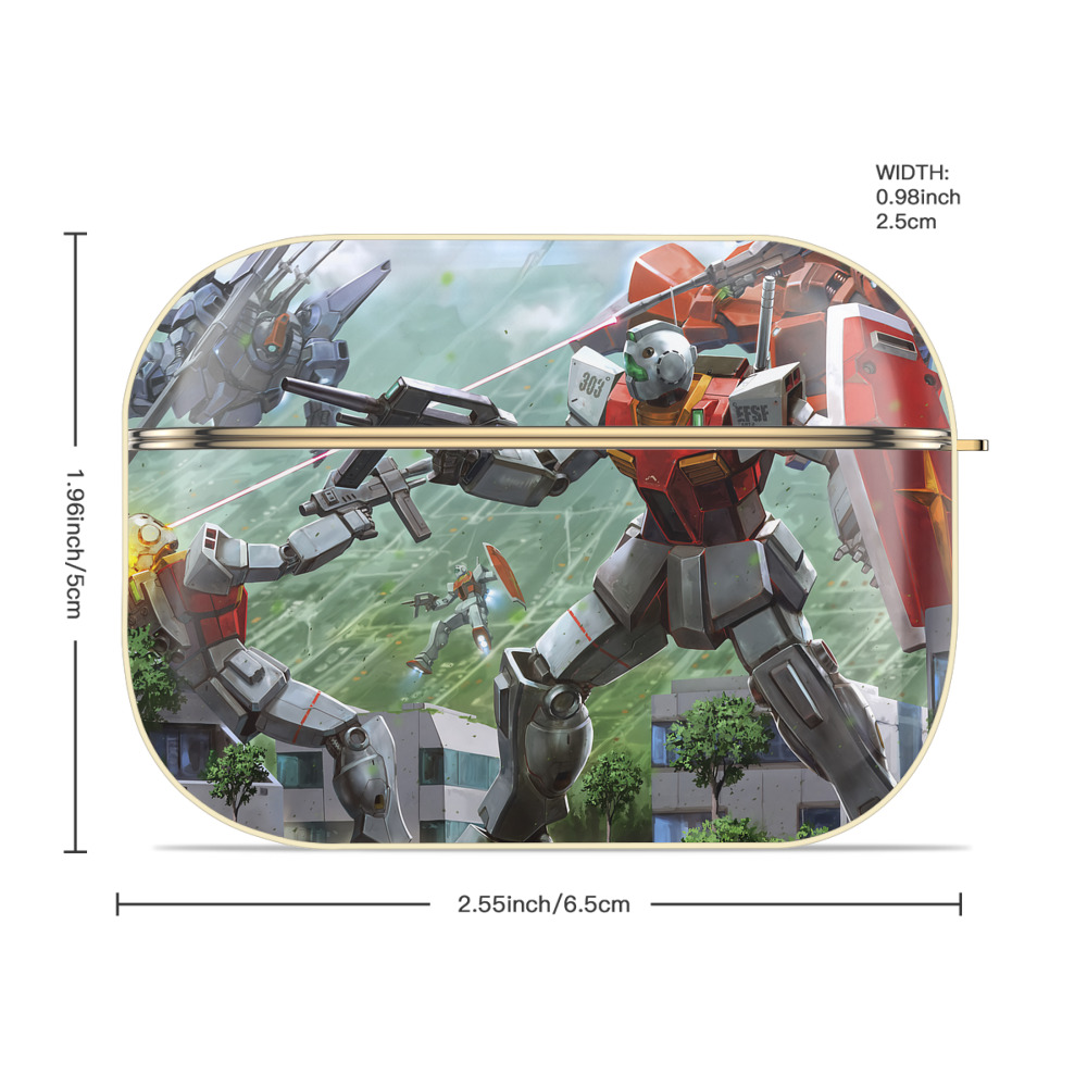 機動戦士ガンダム Mobile Suit Gundam 【AirPods Pro用】ハードシェル保護ケース｜耐衝撃・防指紋・カラビナ付き商品仕様