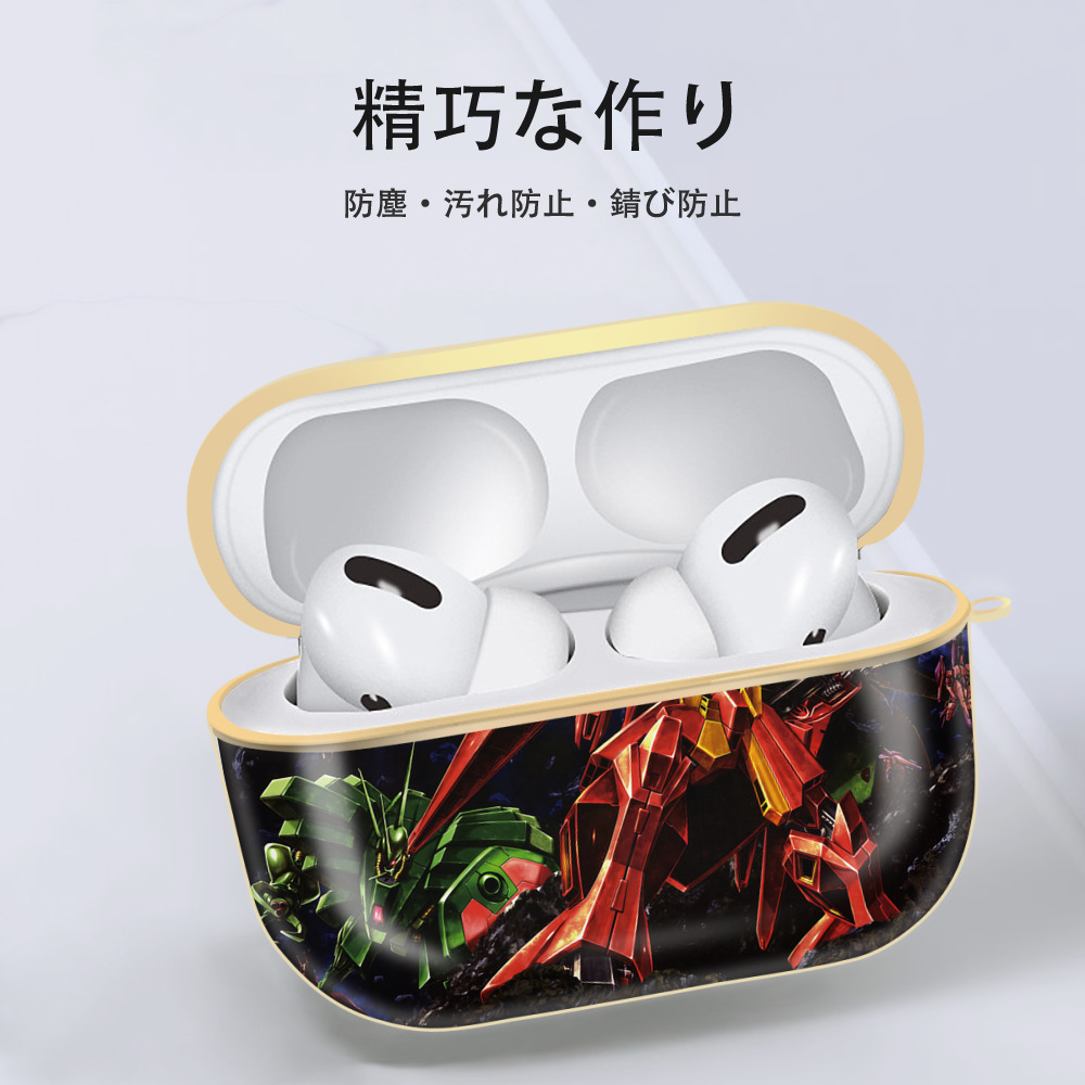 機動戦士ガンダム Mobile Suit Gundam 【AirPods Pro用】ハードシェル保護ケース｜耐衝撃・防指紋・カラビナ付き商品仕様