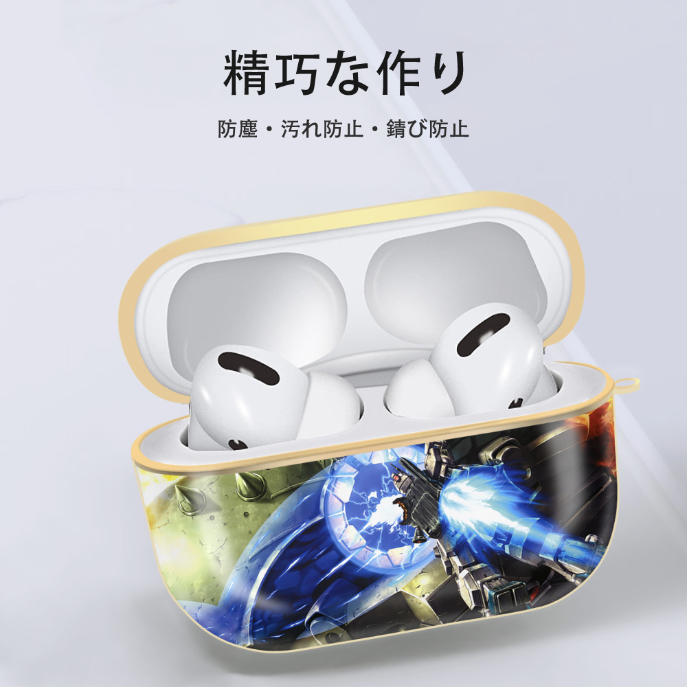 機動戦士ガンダム Mobile Suit Gundam 【AirPods Pro用】ハードシェル保護ケース｜耐衝撃・防指紋・カラビナ付き商品仕様