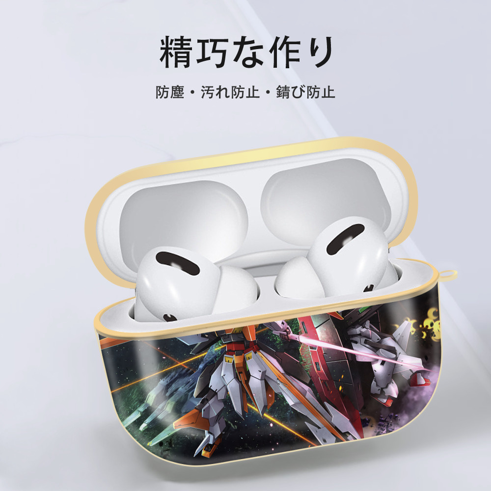 機動戦士ガンダム Mobile Suit Gundam 【AirPods Pro用】ハードシェル保護ケース｜耐衝撃・防指紋・カラビナ付き商品仕様