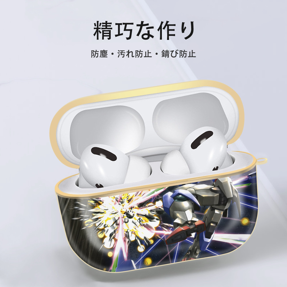 機動戦士ガンダム Mobile Suit Gundam 【AirPods Pro用】ハードシェル保護ケース｜耐衝撃・防指紋・カラビナ付き商品仕様