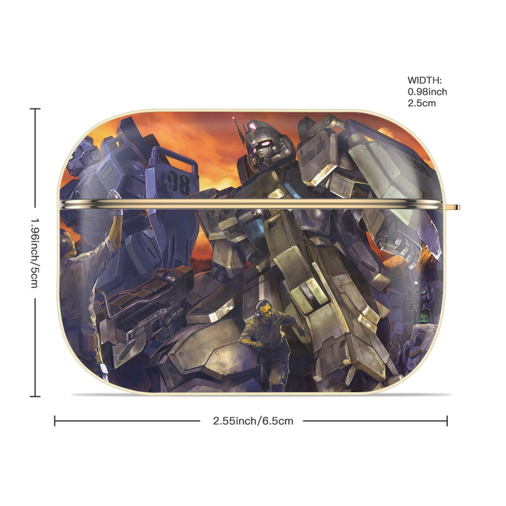 機動戦士ガンダム Mobile Suit Gundam 【AirPods Pro用】ハードシェル保護ケース｜耐衝撃・防指紋・カラビナ付き商品仕様