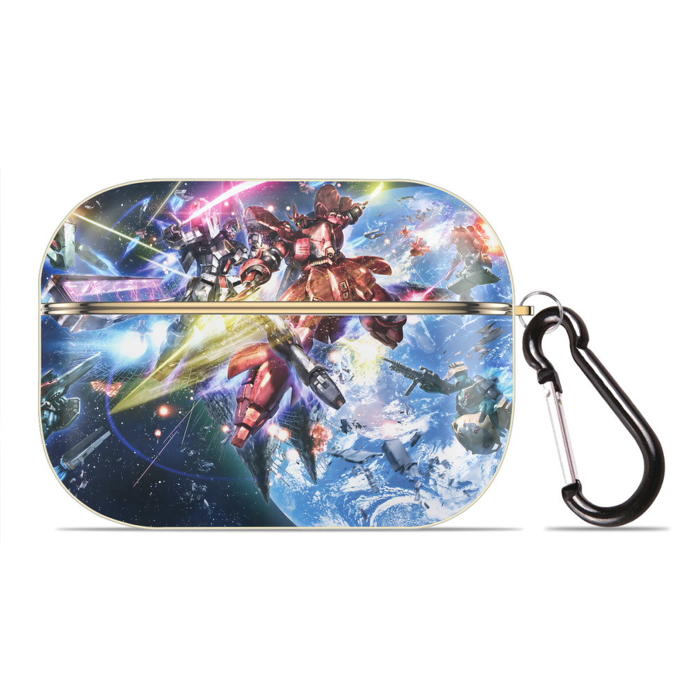 （画像用） 機動戦士ガンダム Mobile Suit Gundam 【AirPods Pro用】ハードシェル保護ケース｜耐衝撃・防指紋・カラビナ付き商品仕様