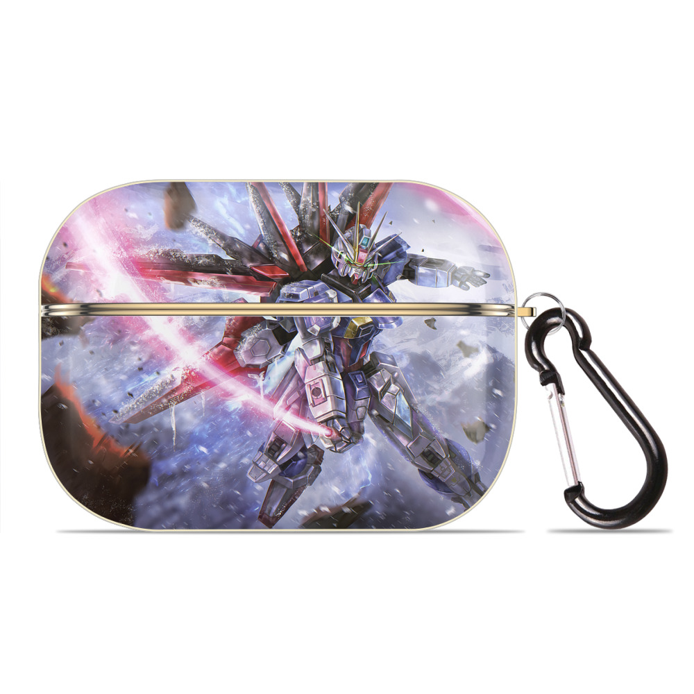 （画像用） 機動戦士ガンダム Mobile Suit Gundam 【AirPods Pro用】ハードシェル保護ケース｜耐衝撃・防指紋・カラビナ付き商品仕様