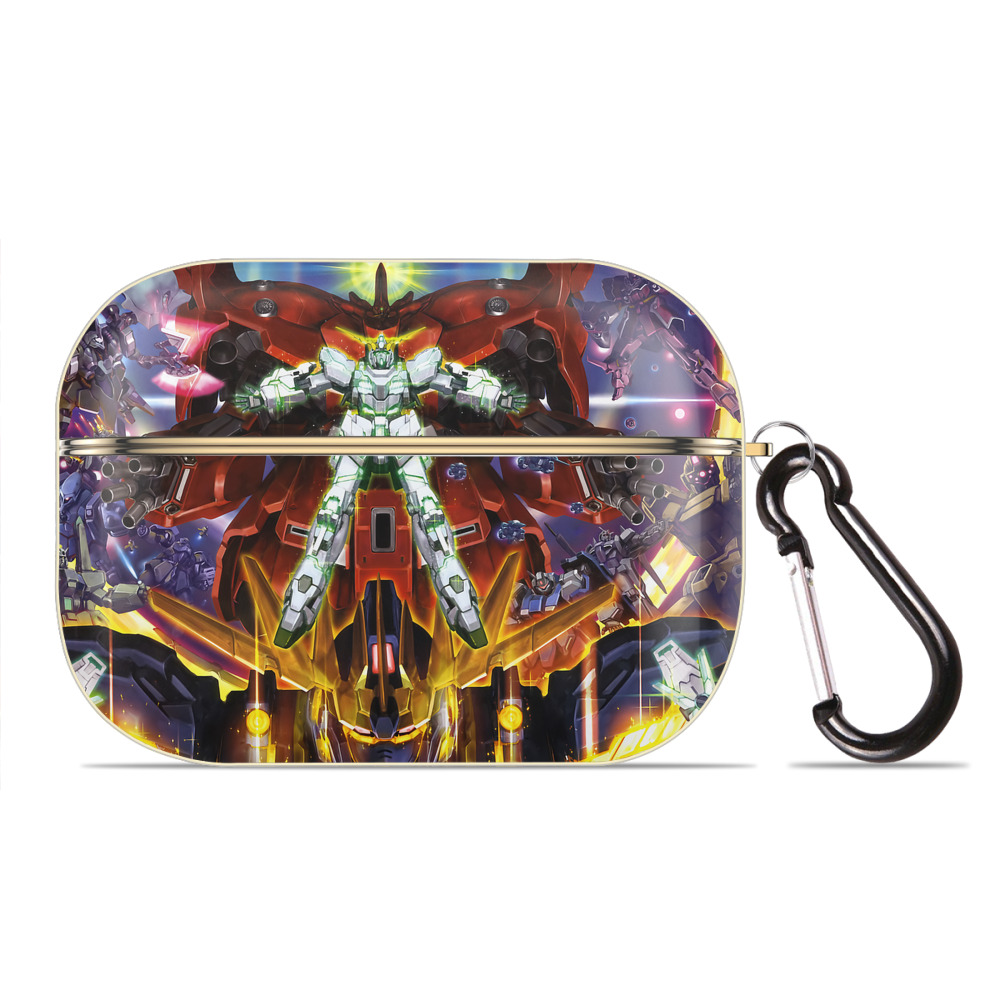 （画像用） 機動戦士ガンダム Mobile Suit Gundam 【AirPods Pro用】ハードシェル保護ケース｜耐衝撃・防指紋・カラビナ付き商品仕様