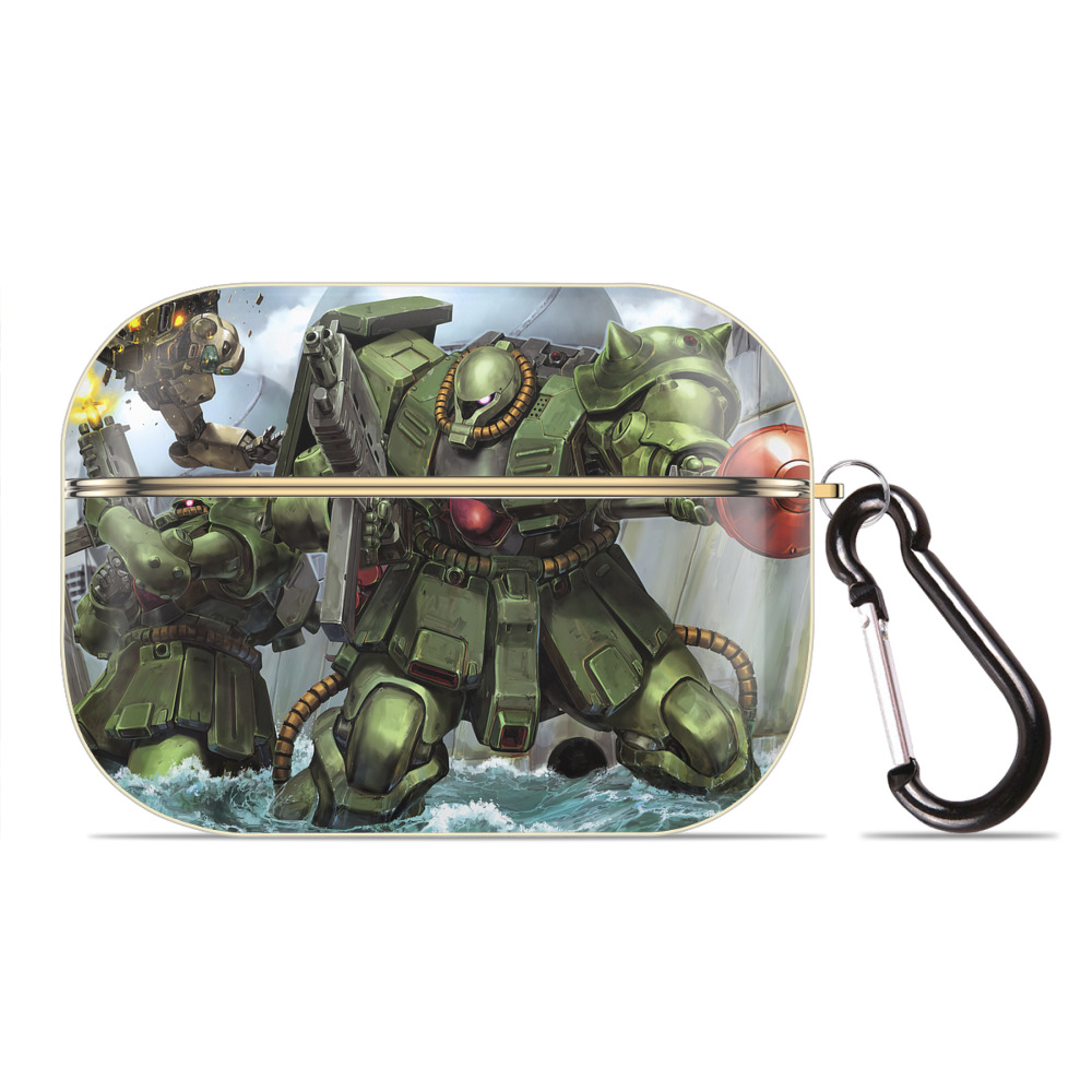 （画像用） 機動戦士ガンダム Mobile Suit Gundam 【AirPods Pro用】ハードシェル保護ケース｜耐衝撃・防指紋・カラビナ付き商品仕様