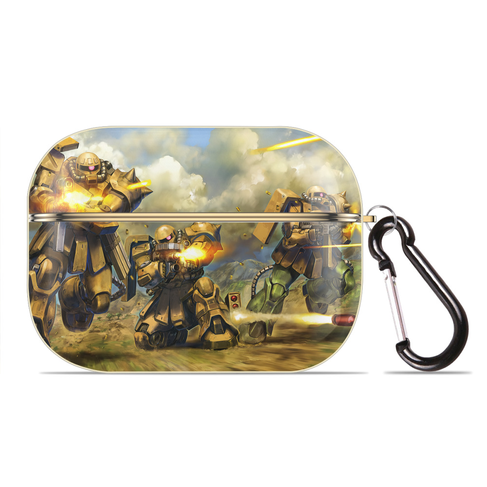（画像用） 機動戦士ガンダム Mobile Suit Gundam 【AirPods Pro用】ハードシェル保護ケース｜耐衝撃・防指紋・カラビナ付き商品仕様