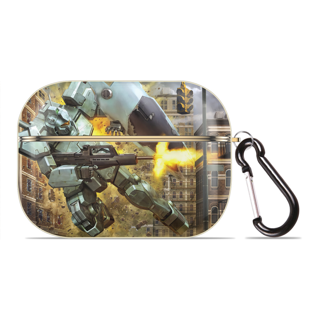 （画像用） 機動戦士ガンダム Mobile Suit Gundam 【AirPods Pro用】ハードシェル保護ケース｜耐衝撃・防指紋・カラビナ付き商品仕様