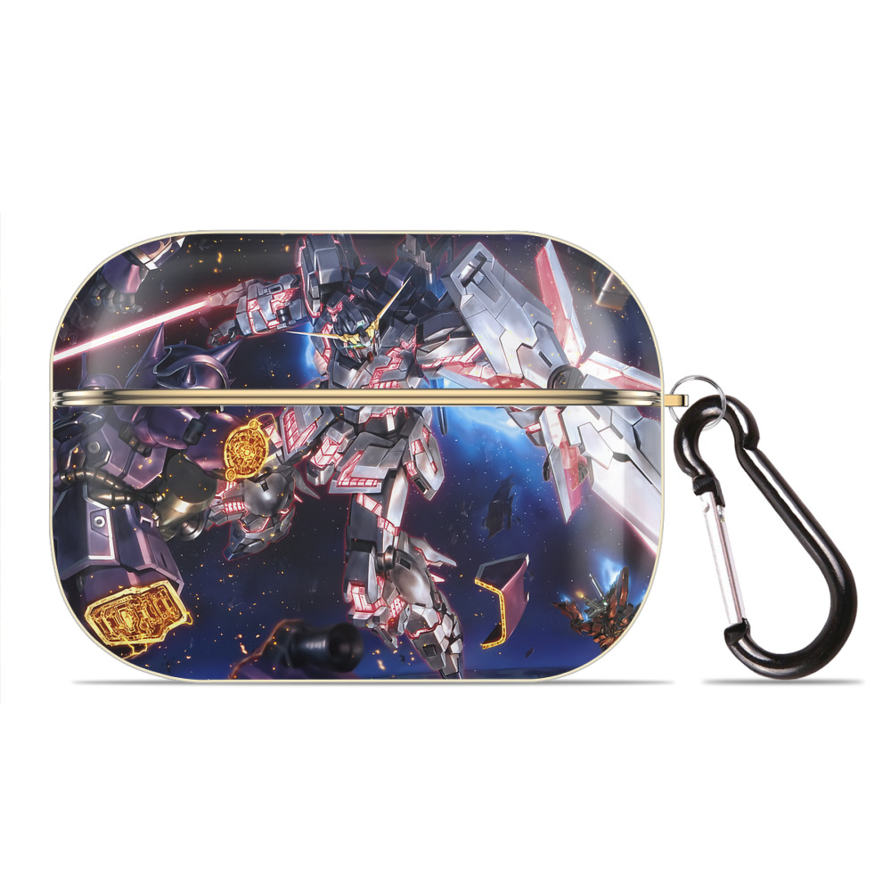 （画像用） 機動戦士ガンダム Mobile Suit Gundam 【AirPods Pro用】ハードシェル保護ケース｜耐衝撃・防指紋・カラビナ付き商品仕様