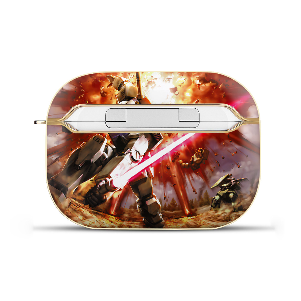 （画像用） 機動戦士ガンダム Mobile Suit Gundam 【AirPods Pro用】ハードシェル保護ケース｜耐衝撃・防指紋・カラビナ付き商品仕様