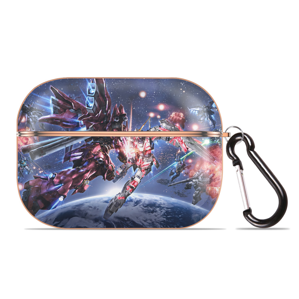 （画像用） 機動戦士ガンダム Mobile Suit Gundam 【AirPods Pro用】ハードシェル保護ケース｜耐衝撃・防指紋・カラビナ付き商品仕様