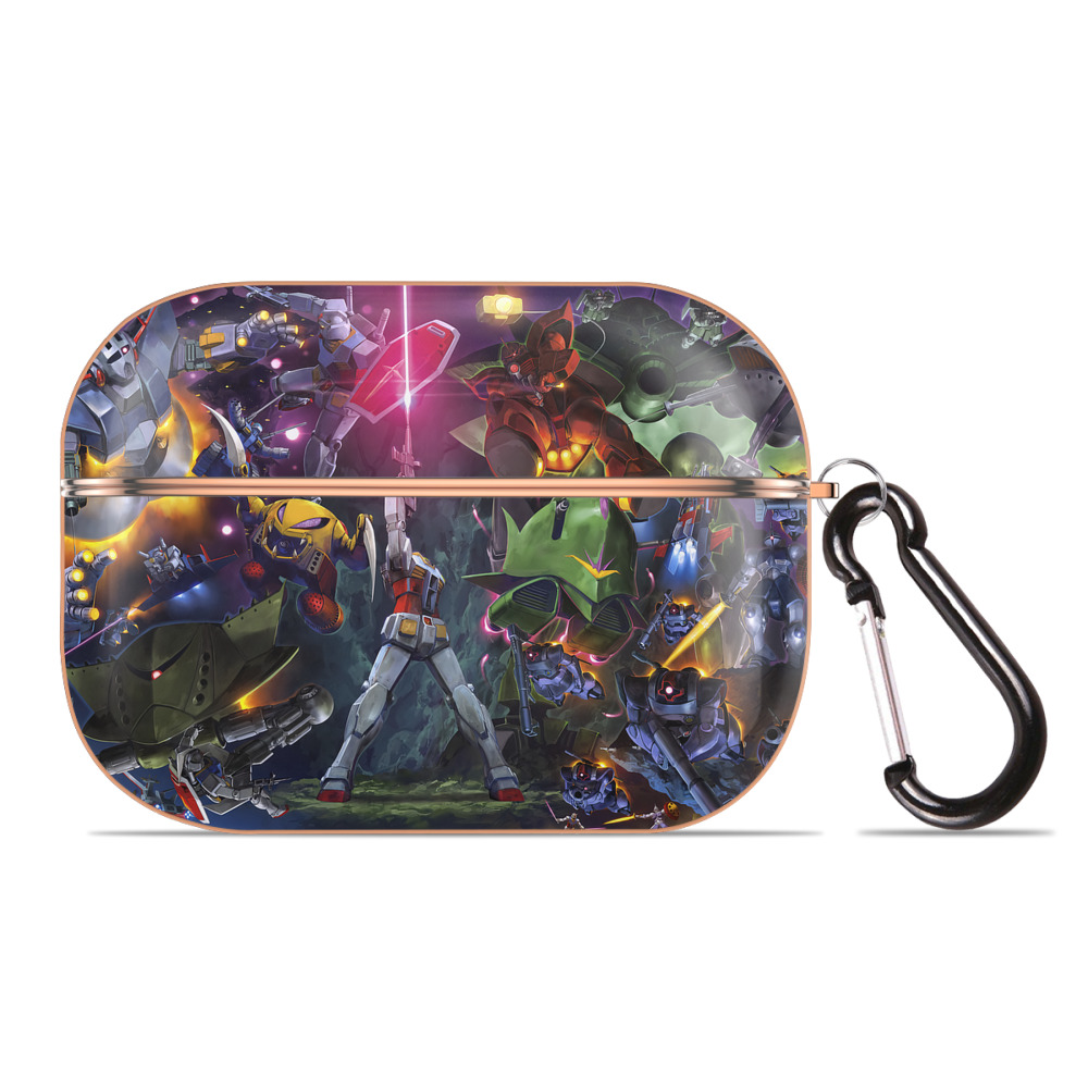 （画像用） 機動戦士ガンダム Mobile Suit Gundam 【AirPods Pro用】ハードシェル保護ケース｜耐衝撃・防指紋・カラビナ付き商品仕様