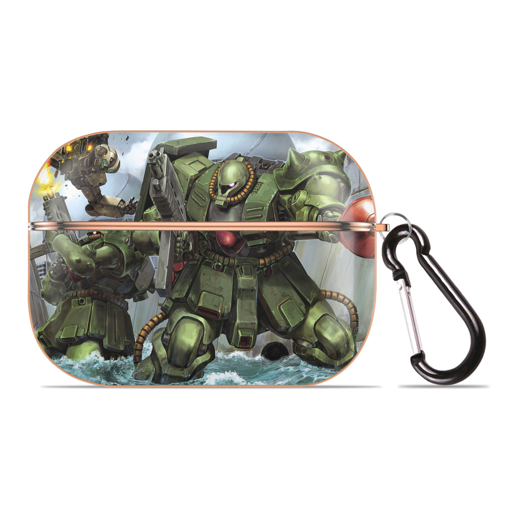 （画像用） 機動戦士ガンダム Mobile Suit Gundam 【AirPods Pro用】ハードシェル保護ケース｜耐衝撃・防指紋・カラビナ付き商品仕様