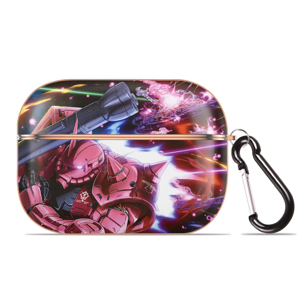 （画像用） 機動戦士ガンダム Mobile Suit Gundam 【AirPods Pro用】ハードシェル保護ケース｜耐衝撃・防指紋・カラビナ付き商品仕様