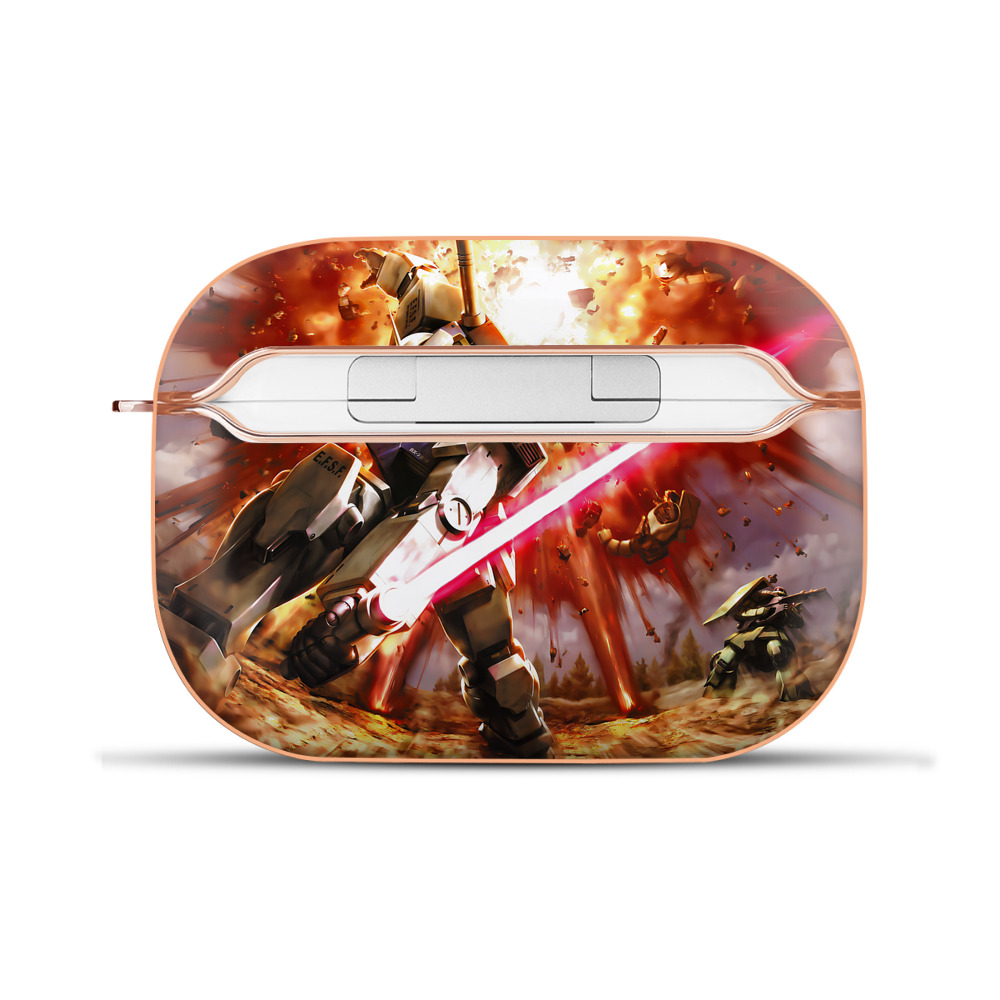 （画像用） 機動戦士ガンダム Mobile Suit Gundam 【AirPods Pro用】ハードシェル保護ケース｜耐衝撃・防指紋・カラビナ付き商品仕様