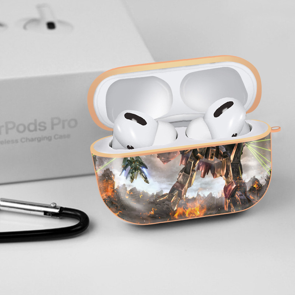 機動戦士ガンダム Mobile Suit Gundam 【AirPods Pro用】ハードシェル保護ケース｜耐衝撃・防指紋・カラビナ付き商品仕様