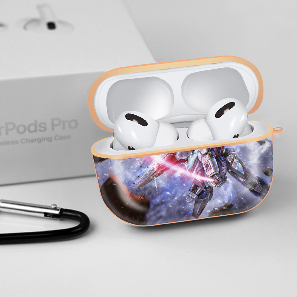 機動戦士ガンダム Mobile Suit Gundam 【AirPods Pro用】ハードシェル保護ケース｜耐衝撃・防指紋・カラビナ付き商品仕様