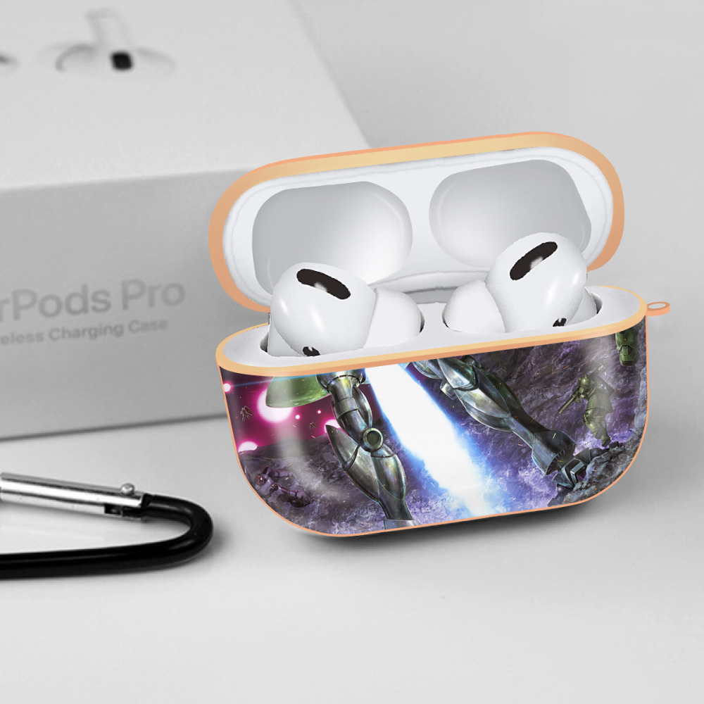 機動戦士ガンダム Mobile Suit Gundam 【AirPods Pro用】ハードシェル保護ケース｜耐衝撃・防指紋・カラビナ付き商品仕様