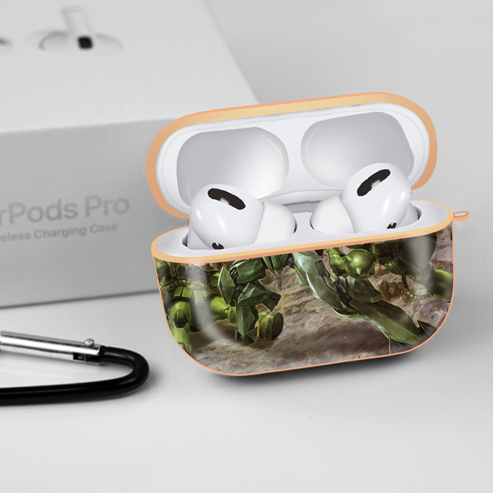 機動戦士ガンダム Mobile Suit Gundam 【AirPods Pro用】ハードシェル保護ケース｜耐衝撃・防指紋・カラビナ付き商品仕様