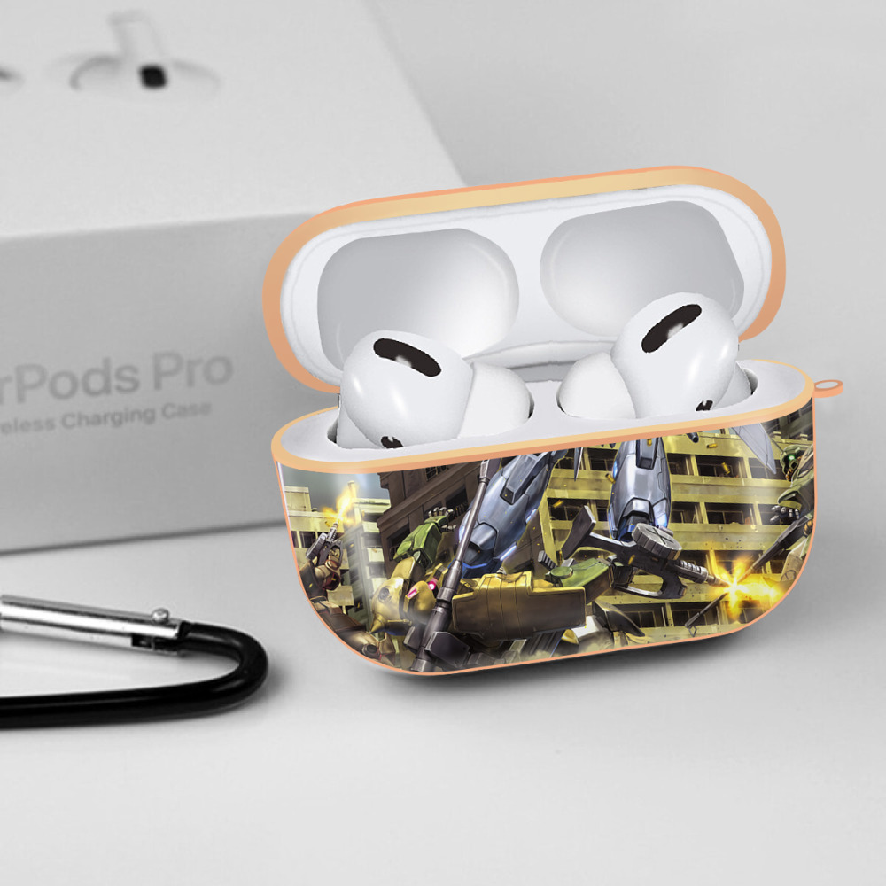機動戦士ガンダム Mobile Suit Gundam 【AirPods Pro用】ハードシェル保護ケース｜耐衝撃・防指紋・カラビナ付き商品仕様