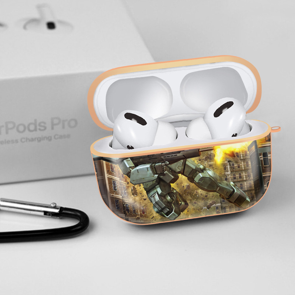 機動戦士ガンダム Mobile Suit Gundam 【AirPods Pro用】ハードシェル保護ケース｜耐衝撃・防指紋・カラビナ付き商品仕様