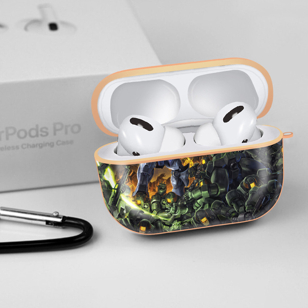 機動戦士ガンダム Mobile Suit Gundam 【AirPods Pro用】ハードシェル保護ケース｜耐衝撃・防指紋・カラビナ付き商品仕様