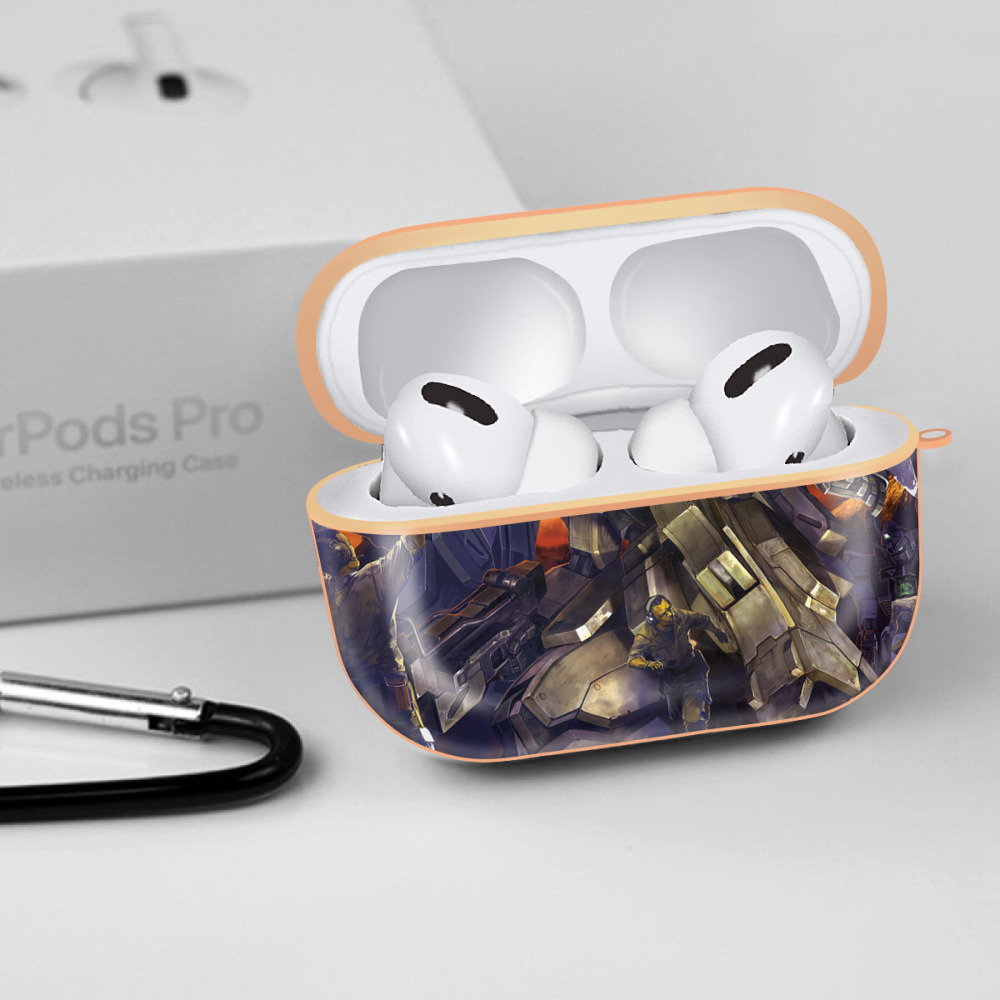 機動戦士ガンダム Mobile Suit Gundam 【AirPods Pro用】ハードシェル保護ケース｜耐衝撃・防指紋・カラビナ付き商品仕様
