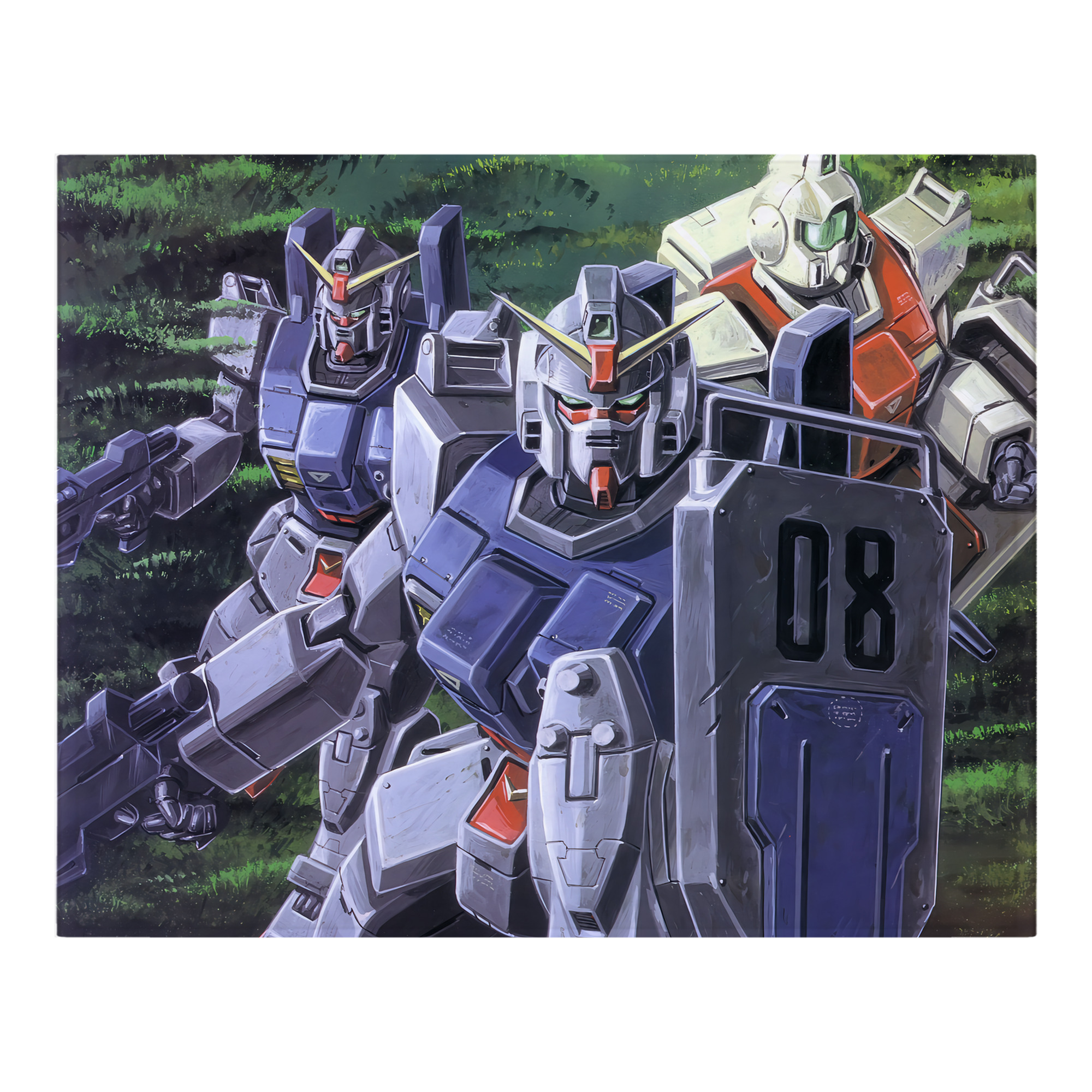 （画像用） 機動戦士ガンダム Mobile Suit Gundam フランネルブランケット・多サイズ対応（横型）
