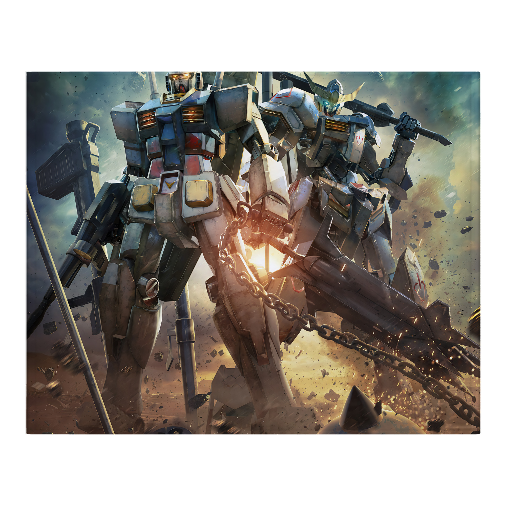 （画像用） 機動戦士ガンダム Mobile Suit Gundam フランネルブランケット・多サイズ対応（横型）