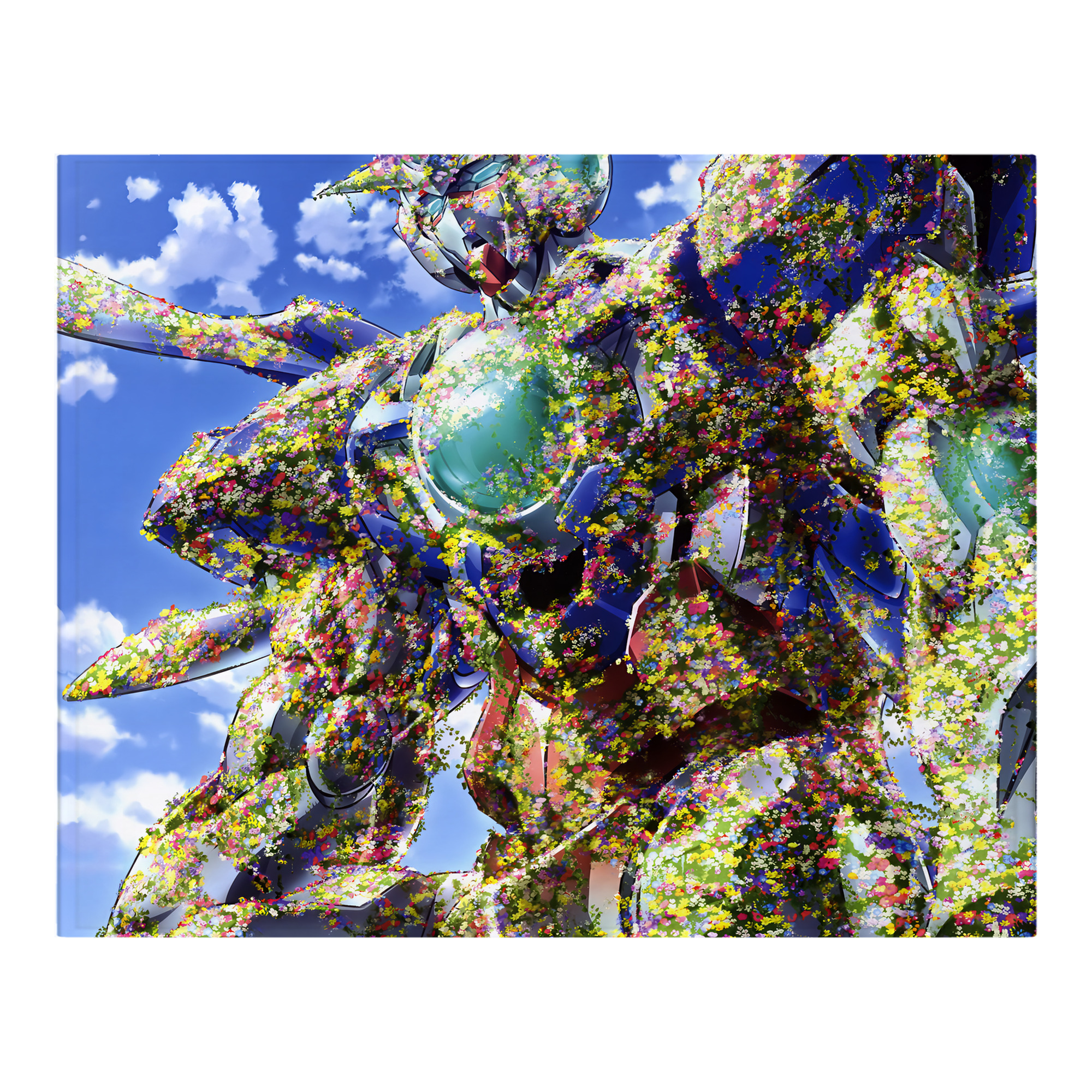 （画像用） 機動戦士ガンダム Mobile Suit Gundam フランネルブランケット・多サイズ対応（横型）