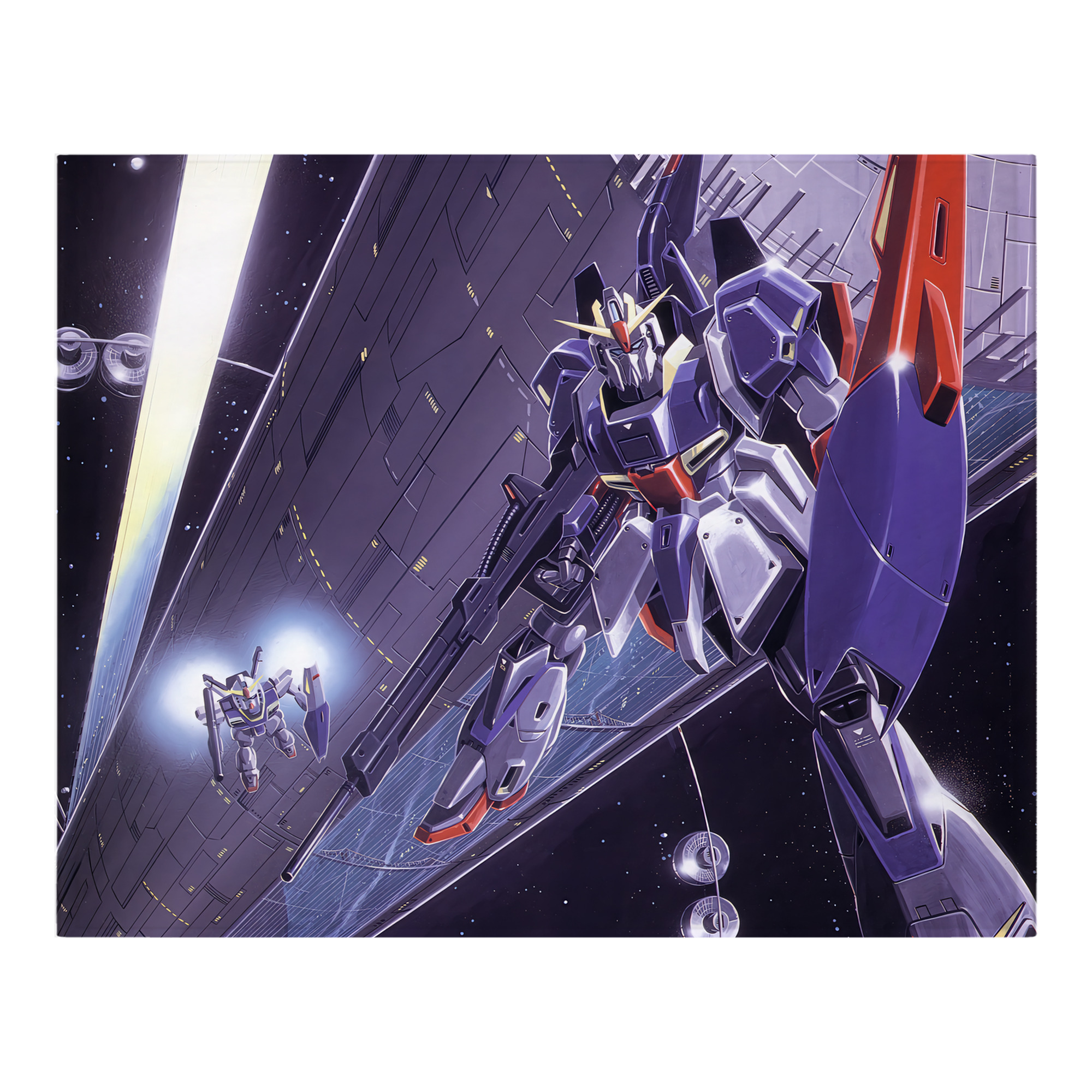 （画像用） 機動戦士ガンダム Mobile Suit Gundam フランネルブランケット・多サイズ対応（横型）