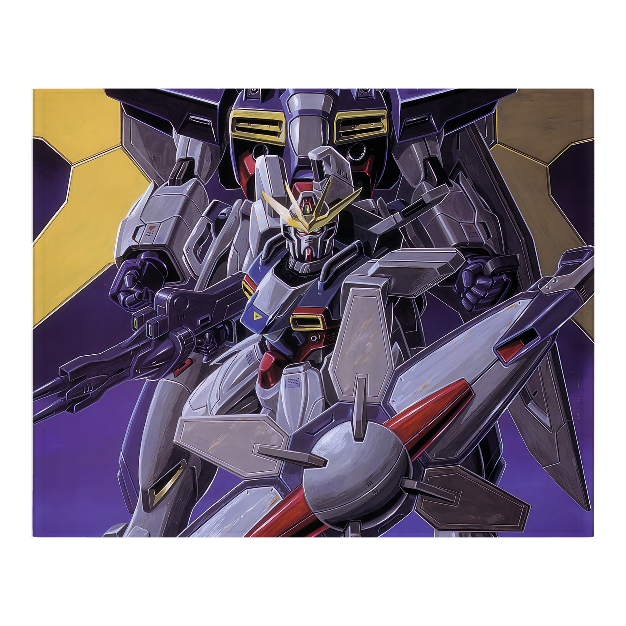 （画像用） 機動戦士ガンダム Mobile Suit Gundam フランネルブランケット・多サイズ対応（横型）