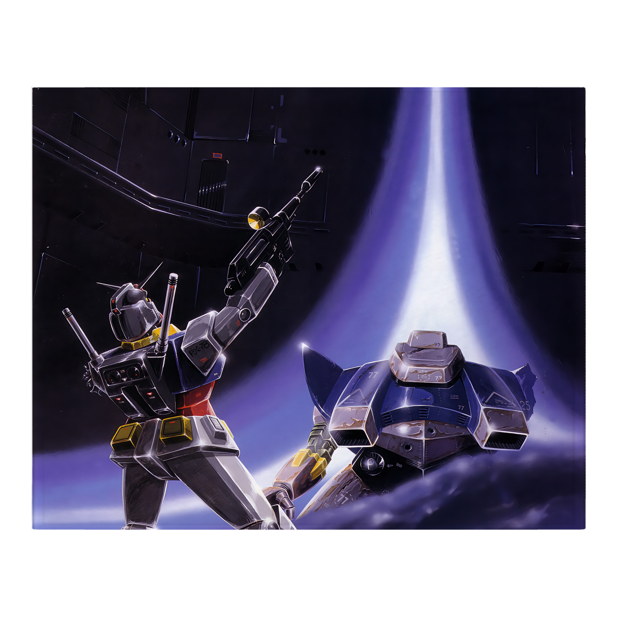 （画像用） 機動戦士ガンダム Mobile Suit Gundam フランネルブランケット・多サイズ対応（横型）