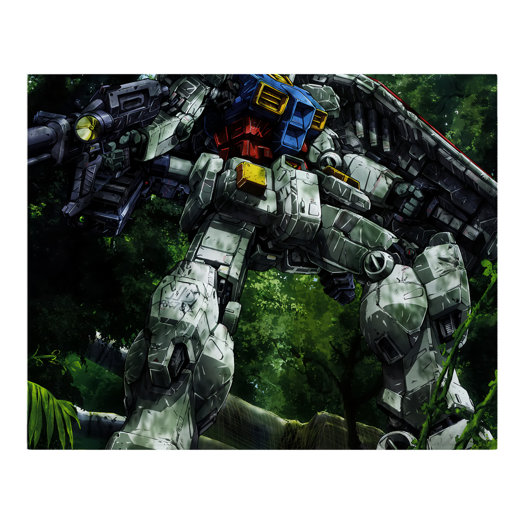 （画像用） 機動戦士ガンダム Mobile Suit Gundam フランネルブランケット・多サイズ対応（横型）