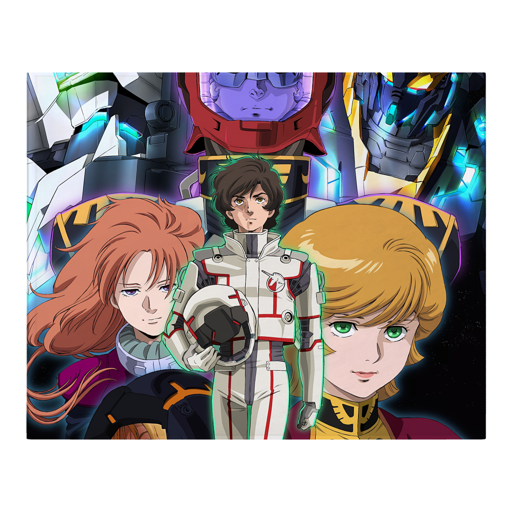 （画像用） 機動戦士ガンダム Mobile Suit Gundam フランネルブランケット・多サイズ対応（横型）