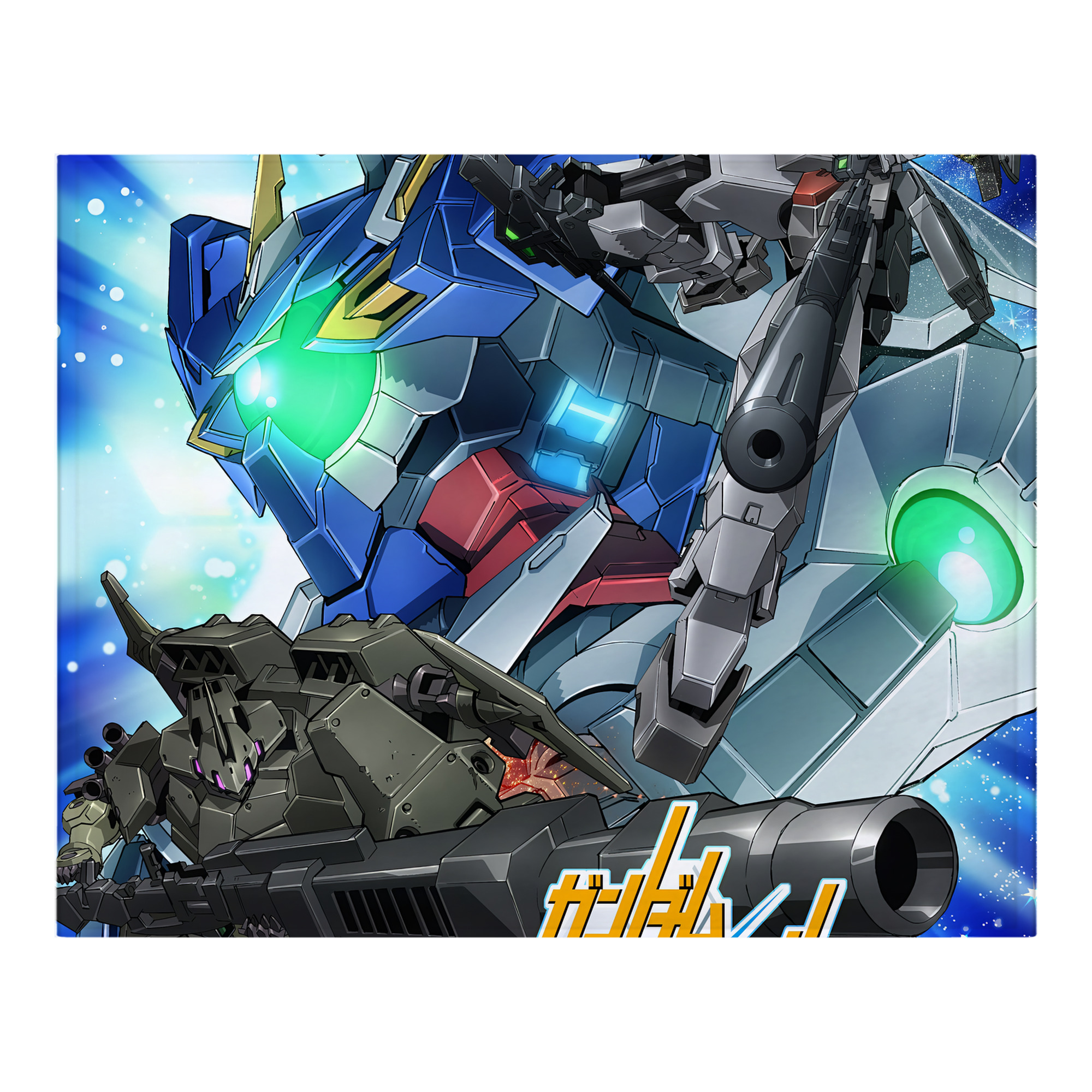 （画像用） 機動戦士ガンダム Mobile Suit Gundam フランネルブランケット・多サイズ対応（横型）