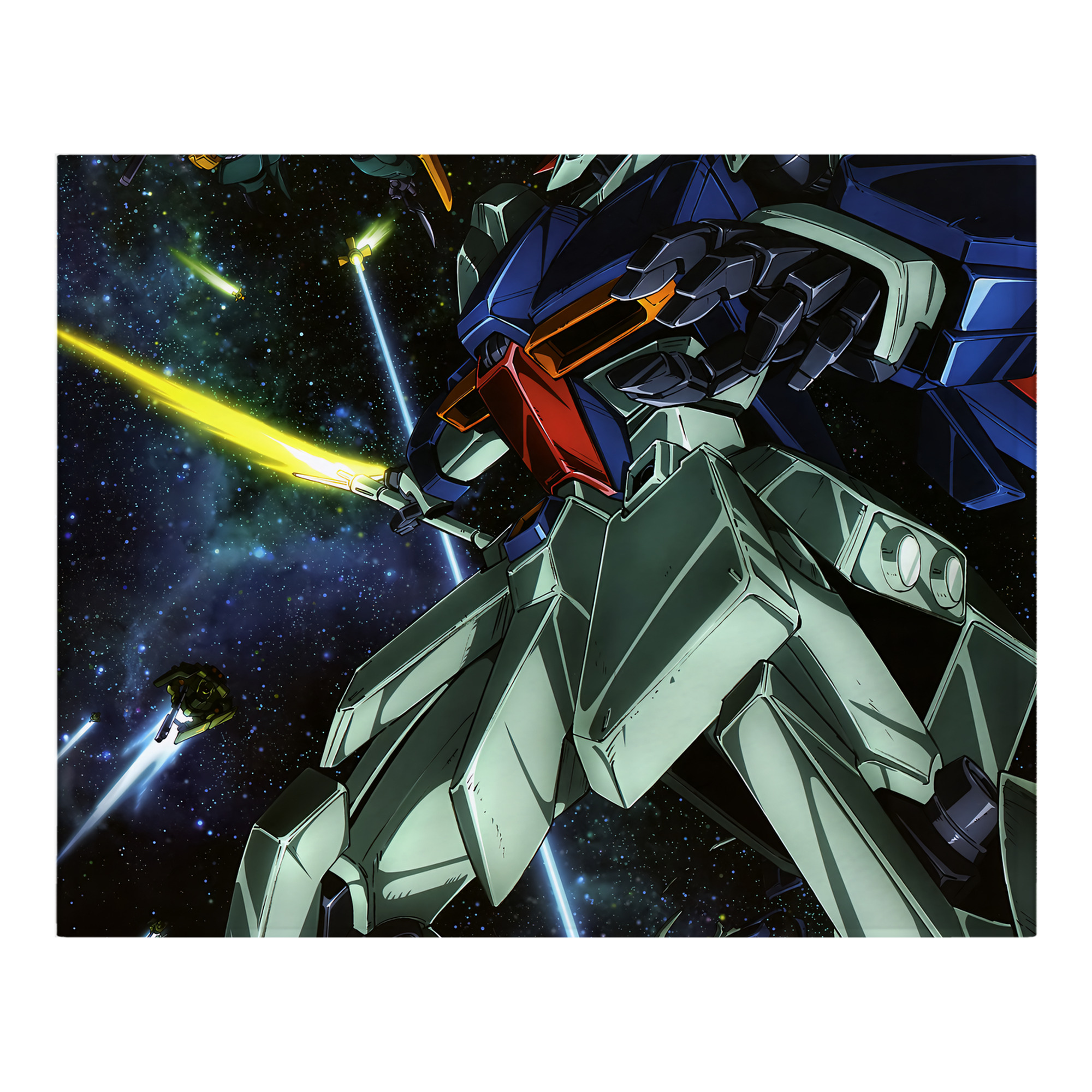 （画像用） 機動戦士ガンダム Mobile Suit Gundam フランネルブランケット・多サイズ対応（横型）