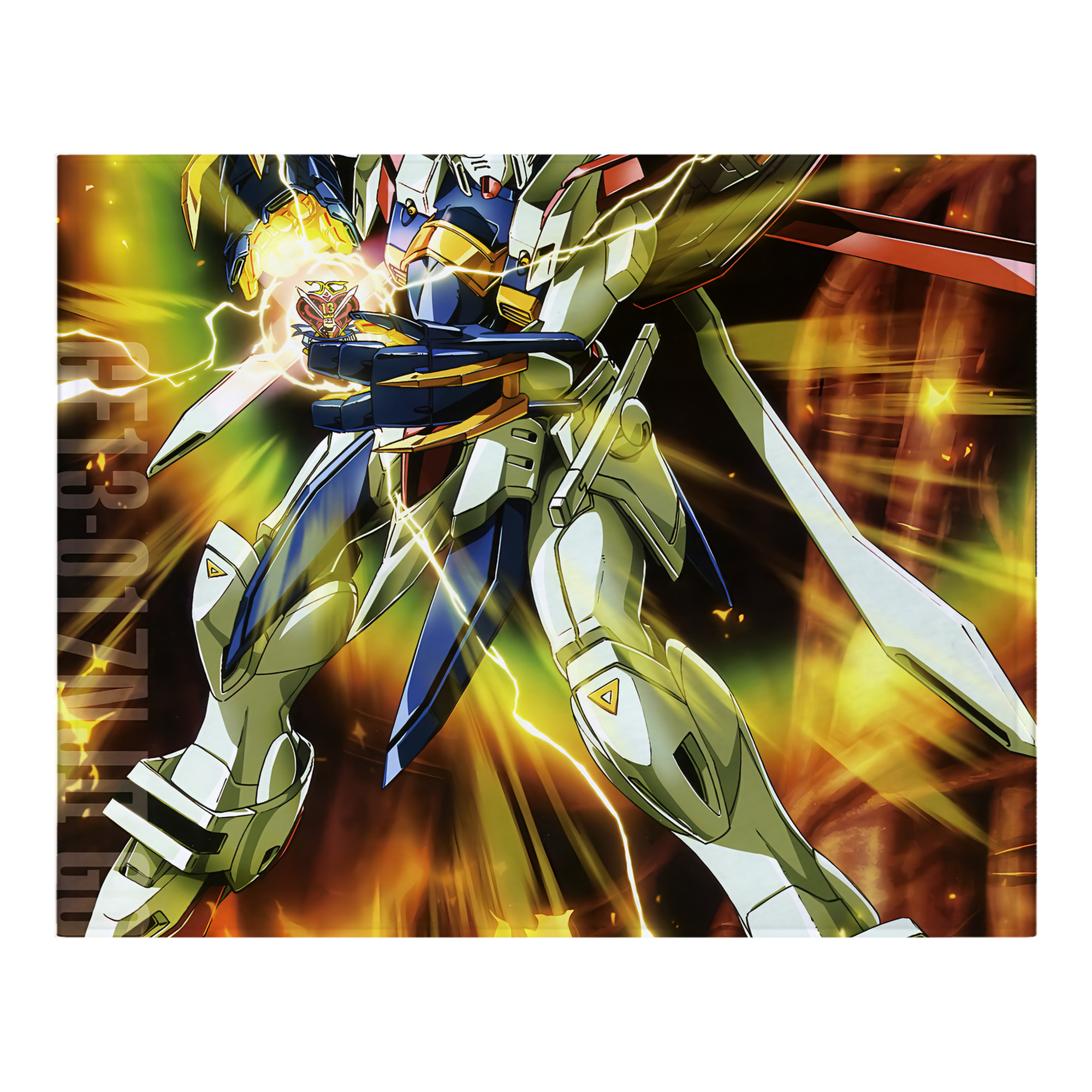 （画像用） 機動戦士ガンダム Mobile Suit Gundam フランネルブランケット・多サイズ対応（横型）